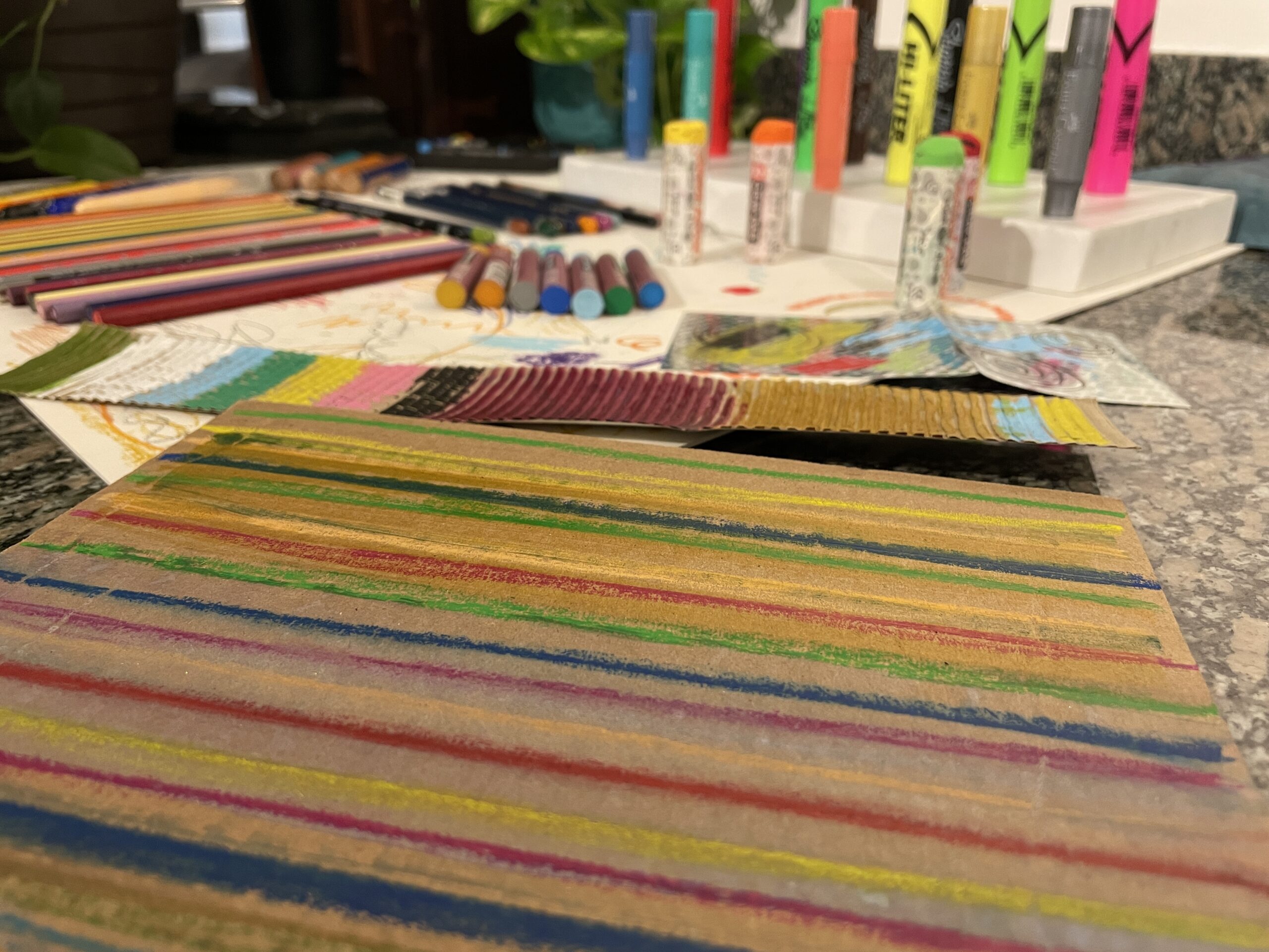 playing with materials